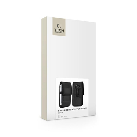 TECH-PROTECT SM85 UNIVERSAL PHONE HOLSTER POUCH 5.8-6.8 INCH BLACK