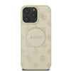 GUESS POKROWIEC DO IPHONE 16 PRO SAFIANO PEONY CLASSIC LOGO HARDCASE ZŁOTE
