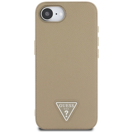 GUESS ETUI GRAINED TRIANGLE DO MAGSAFE DO IPHONE 16E Z WYSOKĄ OCHRONĄ