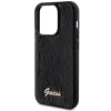 Etui Guess Sequin Script Metal na iPhone 13 Pro Max - czarne