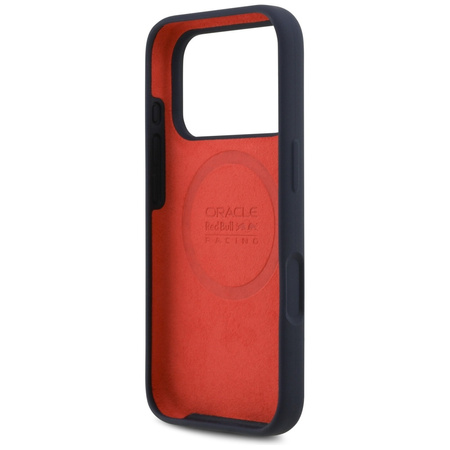 Etui Red Bull Silicone Red Ring MagSafe  do iPhone 17 Pro granatowy