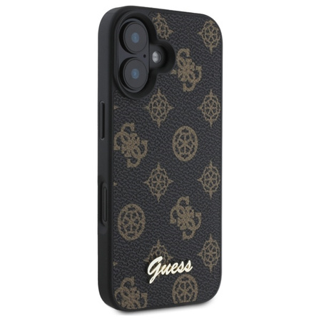 GUESS ETUI HARDCASE PEONY SCRIPT DO IPHONE 16 DO MAGSAFE OCHRONA TELEFONU