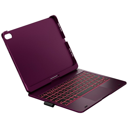 Etui Typecase Flexbook Touch z klawiaturą do iPad 11" (A16) 2025 / iPad 10.9" 2022 malinowy
