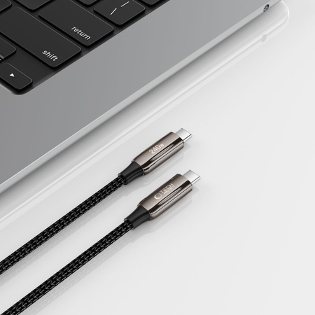 TECH-PROTECT UB10T ULTRABOOST TYPE-C CABLE PD240W/QC4.0 100CM BLACK
