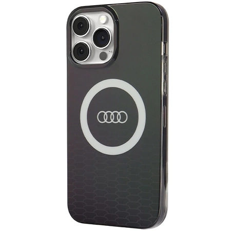 Etui Audi IML Big Logo MagSafe na iPhone 13 Pro Max - czarne