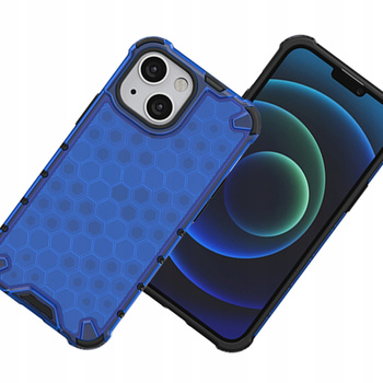 HURTEL ETUI PANCERNE HONEYCOMB Z ŻELOWĄ RAMKĄ DO IPHONE 13 MINI OCHRONA