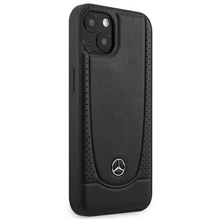 Mercedes MEHCP15MARMBK iPhone 15 Plus 6.7" czarny/black hardcase Leather Urban