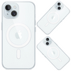 Etui silikonowe Apple Clear Case MT203ZM/A MagSafe do iPhone 15 - przezroczyste