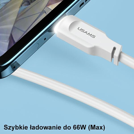 USAMS KABEL USB-C 6A 1,2M DO IPHONE 12 13 14 SZYBKIE ŁADOWANIE LITHE SERIES