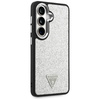 Etui Guess Fixed Glitter Triangle        MagSafe do Samsung Galaxy S26 srebrny
