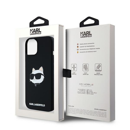 KARL LAGERFELD ETUI DO IPHONE 15 PLUS 14 PLUS 6.7 HARDCASE SILICONE
