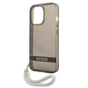 Guess GUHCP13LHTSGSK iPhone 13 Pro / 13 6,1" czarny/black hardcase Translucent Stap