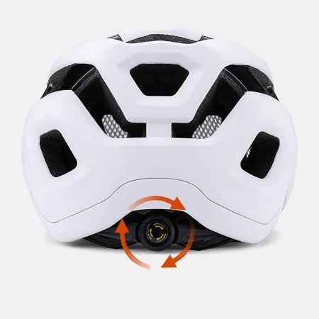 Kask rowerowy MTB Wozinsky z odpinanym daszkiem lekki L - czarno-biały