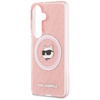 Etui Karl Lagerfeld IML Repeated         Choupette MagSafe do Samsung Galaxy S26 różowy