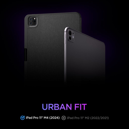 SPIGEN ETUI URBAN FIT DO IPAD PRO 11 5 2024 ŁATWY DOSTĘP DO FUNKCJI TABLETU