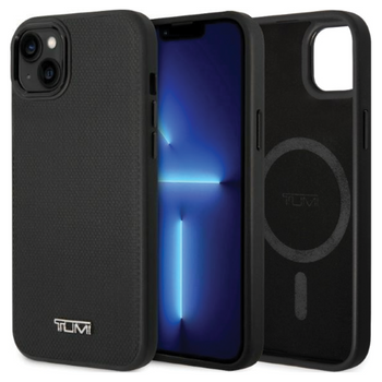 Tumi TUHMP14SRBAK iPhone 14 / 15 / 136,1 czarny/black hardcase Leather Balistic Pattern MagSafe