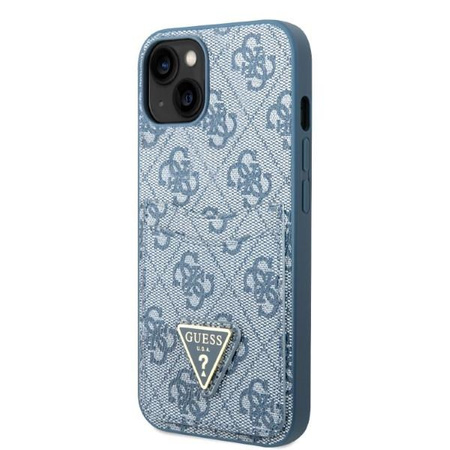 Guess GUHCP13MP4TPB iPhone 13 6,1" niebieski/blue hardcase 4G Triangle Logo Cardslot