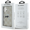 KARL LAGERFELD CASE DO IPHONE 16 6.1 Z KARL HEAD I ELEKTROPLATOWANĄ POWŁOKĄ