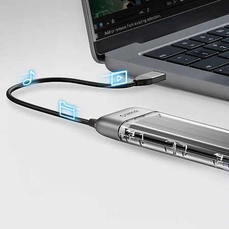 ORICO KIESZEŃ DYSKOWA M.2 NVME DO USB-C 3.2 10Gb/s SZYBKI DOSTĘP DO DANYCH