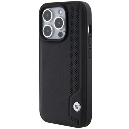 BMW ETUI HARDCASE LEATHER BLUE DOTS DO IPHONE 15 PRO MAX 6.7 DO IPHONE 15