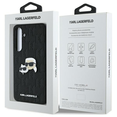 KARL LAGERFELD ETUI DO TELEFONU SAMSUNG GALAXY S24 FE HARDCASE Z MONOGRAMEM