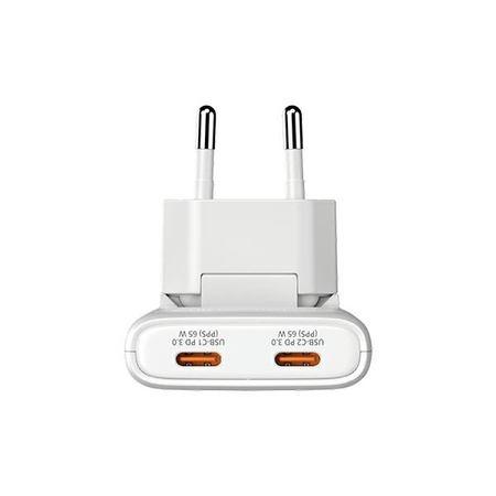 Ładowarka sieciowa Verbatim Fold n Go GaN 65W biały 32355