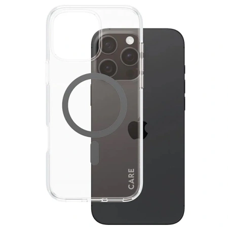 Etui CARE by PanzerGlass Flagship Case z MagSafe na iPhone 16 Pro Max - czarne