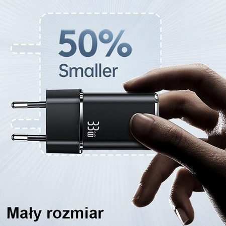 USAMS ŁADOWARKA SIECIOWA 1xUSB-C 1xUSB T43 DO TELEFONÓW APPLE DO LIGHTNING