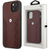 Etui BMW BMHCP13SRSPPR iPhone 13 mini 5,4" czerwony/red hardcase Leather Curve Perforate