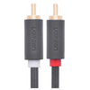 UGREEN PRZEWÓD AUDIO RCA 2X DO 2X 1M DO AUDIO STEREO ZŁOTY KONTAKT