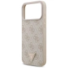GUESS ETUI LEATHER 4G TRIANGLE STRASS DO MAGSAFE IPHONE 17 PRO MAX