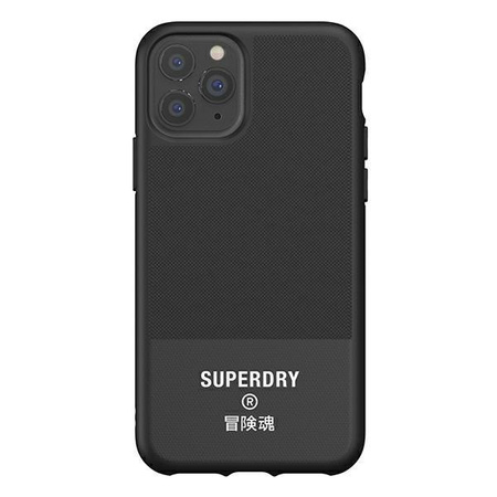 SuperDry Moulded Canvas iPhone 11 Pro Ma x Case czarny/black 41550