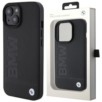 BMW BMHMP15SSLLBK iPhone 15 6.1" czarny/black Magsafe hardcase Signature Logo Imprint
