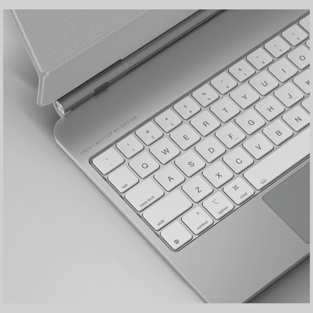 Etui UNIQ Venno Pro Magnetic Smart z klawiaturą do iPad Air 11" (2024/25) | Air 10.9" (2022/20) | iPad Pro 11" (2022/21) biały