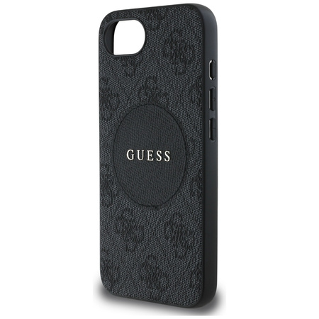 GUESS ETUI TPU POKROWIEC DO IPHONE 16E 4G CIRCLE CLASSIC LOGO DO MAGSAFE