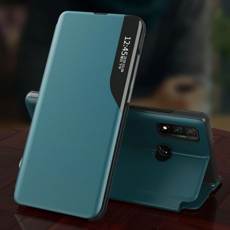 HURTEL ECO LEATHER VIEW CASE ETUI Z KLAPKĄ DO SAMSUNG GALAXY A02S Z FUNKCJĄ