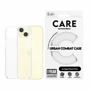 Etui CARE by PanzerGlass Urban Combat Case na iPhone 15 Plus - przezroczyste