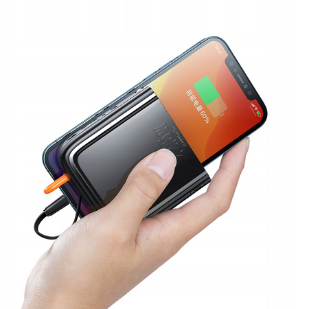 Powerbank, 15000 mAh, z ³adowark¹, USB-C PD, 22.5W, bia³y, McDodo