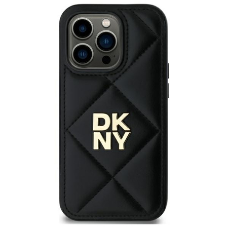 DKNY ETUI DO IPHONE 14 PRO 6.1 QUILTED STACK LOGO POKROWIEC OCHRONNY