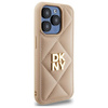 DKNY ETUI DO IPHONE 15 PRO 6.1 QUILTED STACK LOGO CASE ZAMKNIĘCIE POKROWIEC