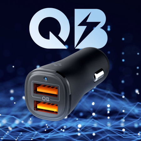 SPIGEN ESSENTIAL EV302 ŁADOWARKA SAMOCHODOWA 2-PORTOWA 30W DO TELEFONÓW