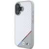 BMW BMHMP16S23PUDTS iPhone 166.1 szary/grey hardcase M Carbon Tricolor Line MagSafe