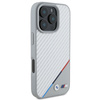 BMW BMHMP16L23PUDTS iPhone 16 Pro 6.3 szary/grey hardcase M Carbon Tricolor Line MagSafe