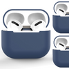 Etui do AirPods Pro silikonowy miękki pokrowiec na słuchawki niebieski (case C)