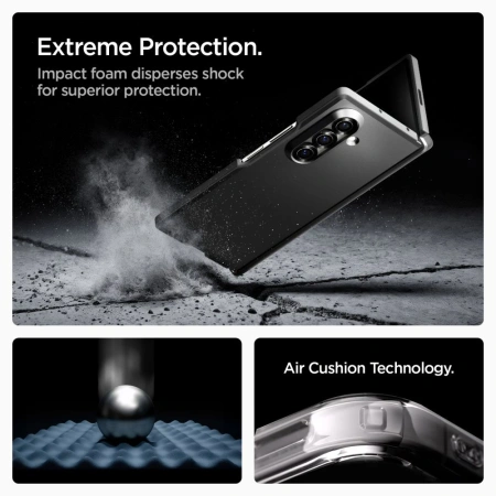 Etui Spigen Tough Armor Pro Mag MagSafe na Samsung Galaxy Z Fold 7 - czarne