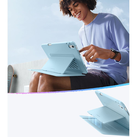 ESR ETUI FLIP HYBRID DO IPAD AIR 13 1 2 2024 2025 Z DOSTĘPEM DO PRZYCISKÓW