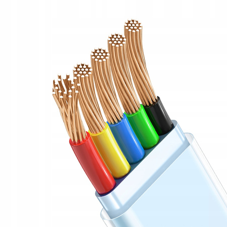 MCDODO KABEL KĄTOWY USB-C LIGHTNING PŁASKI 36W DO IPHONE 13 14 NIEBIESKI 1M