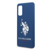 Etui U.S. Polo Assn. Silicone Collection na Samsung Galaxy S20 - granatowe