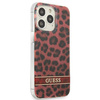 Guess GUHCP13LHSLEOR iPhone 13 Pro / 13 6,1" czerwony/red hardcase Leopard