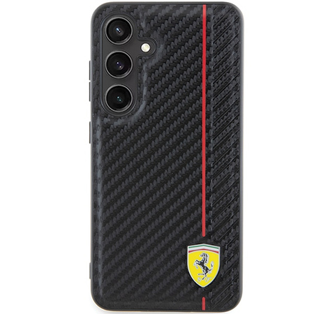 FERRARI ETUI CASE HARDCASE DO SAMSUNG GALAXY S24+ S926 CARBON PRINTED LINE